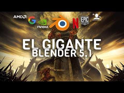 Lo que está a punto de pasar con Blender es BRUTAL | Blender 5.1