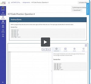 4.9 Code Practice Question 4