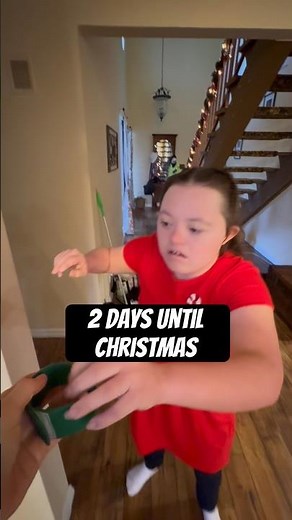 2 days until Christmas! #downsyndrome #autism #caregiverlife #christmascountdown #disability