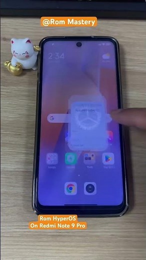 Rom Xiaomi HyperOS on Redmi Note 9 Pro| Rom Mastery #xiaomi #hyperos