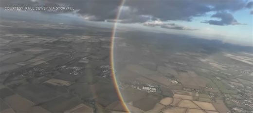 Είναι το ουράνιο τόξο ένας πλήρης κύκλος; - Το βίντεο αλεξιπτωτιστών που «αποκαλύπτει» το σχήμα του και η εξήγηση του Θοδωρή Κολυδά