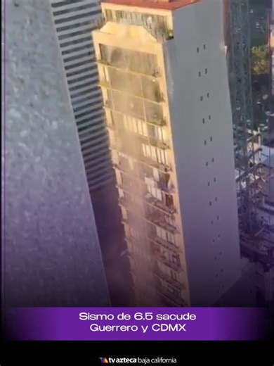 TEMBLÓ EN MÉXICO ⚠️ Un fuerte sismo de 6.5 se registró en Guerrero y se percibió en Ciudad de México #Sismo #SismoGuerrero #Temblorhoy
