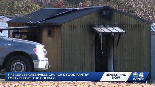 Fire damages Greenville County food pantry