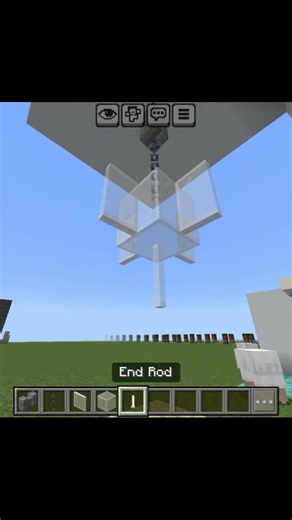 Minecraft How to Build a Simple Chandelier💡 #minecraft #tutorial #shorts