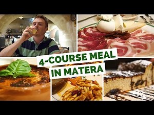Four-Course Feast in a Matera Cave in Sassi! 🍷🍝 Traditional Lucanian Cuisine & Italian Food Tour 🇮🇹🥶