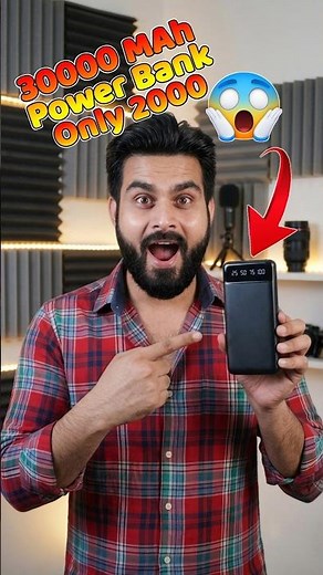 Best Power Bank 2026🔥30000MAh Power Bank Inbuilt Charging Cable #powerbankreview #gadgets #powerbank