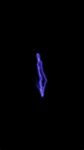 Electric Blue Lightning Bolt: A STUNNING Visual Transition! #shorts