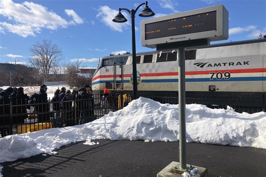 Deep freeze disrupts Amtrak service across Northeast, stranding riders
