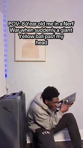 POV: Nerf War - Yellow Ball Flies Past Your Head