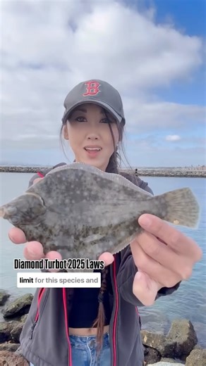 Sway Moray on Instagram: "Here is another Fish Report for 2025! This was actually my first time catching this species the Diamond Turbot! In the flounder family! The Fish Species: Diamond Turbot Legal Size Limit: N/A Legal Bag Limit: 10 per day. They are in the “Fin fish” category which means 20 bag limit of fin fish but only 10 of one species. Habitat: typically inhabit shallow, sandy nearshore waters, including bays, channels, and harbors. They are commonly found in the surf zone Bait: I lande