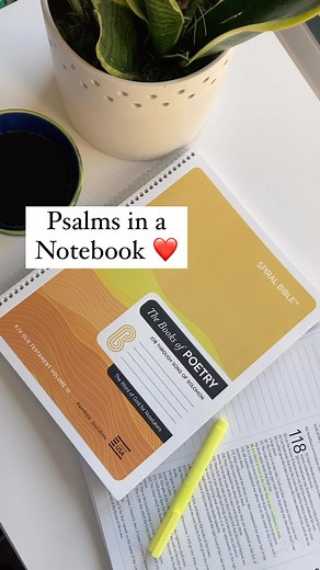 6K views · 12 reactions | Psalms in a Notebook ❤️ #bible #biblejournaling #biblestudy #psalms #psalm #kjv #kjvbible #notetakingbible #notetakingskills #note #notebooks #notebook #spiralbible | Spiral Bible | Facebook
