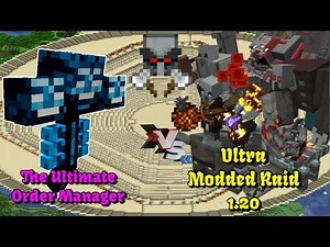 The Ultimate Order Manager VS Ultra Modded Raid 1.20 | Minecraft |Mobs Battle