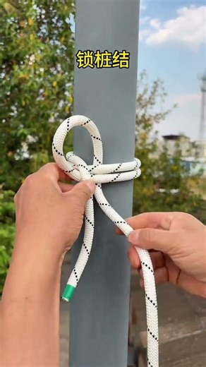 Whether the lock pile knot is simple or strong, whether it is suitable or not is up to you.