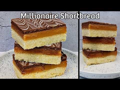 Easy Millionaire Shortbread Recipe | Delicious Homemade Caramel Shortbread Bars