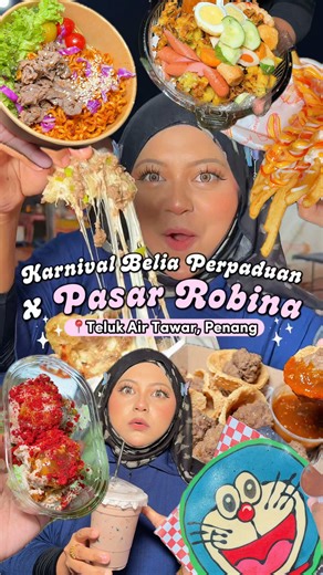 ORANG PENANG NAMPAK JA VIDEO NI PAKAT SAVE & SHARE DEKAT FAMILY/KAWAN AJAK DEPA PI HARINI JUGAK‼️ Karnival Belia Perpaduan X Pasar Robina 📍Taman Robina Ecopark, Teluk Air Tawar, Butterworth, Penang 🗓️ 17 - 19 April 2026 ⏰ 7:00am - 6:00pm (Program) ⏰ 10:00am - 12:00am (Foodfest) @Pasar Robina #penangfoodie #pasarrobina #karnivalbeliaperpaduan #penangfoodfest #pantairobinatelokairtawar