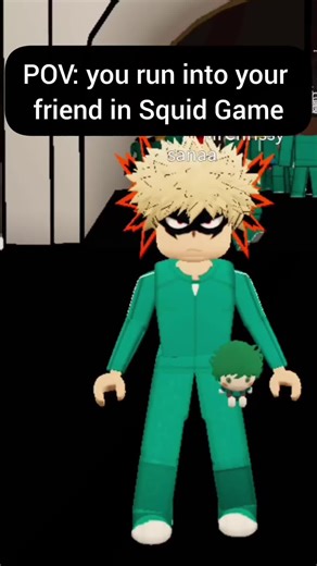 #katsukibakugou #bakugou #myheroacademia #bokunohero #bnha #mha #robloxfyp #fyp #parati #roleplay #deku #izukumidoriya #squidgame