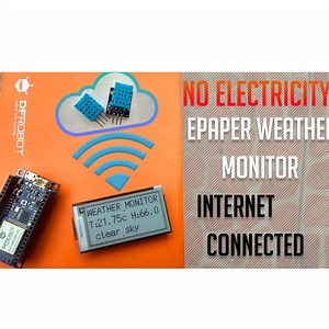 IoT Weather Monitor E-Paper Display | ESP8266