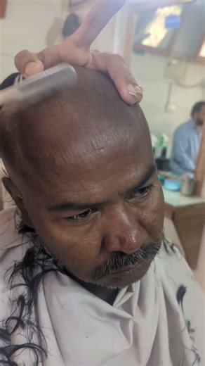 ASMR head shaving tutorial#short video#viralvideo