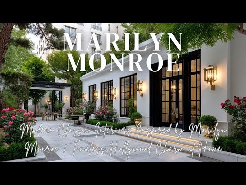 Modern Classic Interiors Inspired by Marilyn Monroe | Timeless Hollywood Charm at Home