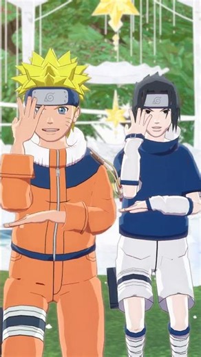 [Naruto MMD] Naruto & Sasuke 「Silhouette(シルエット)」 #shorts
