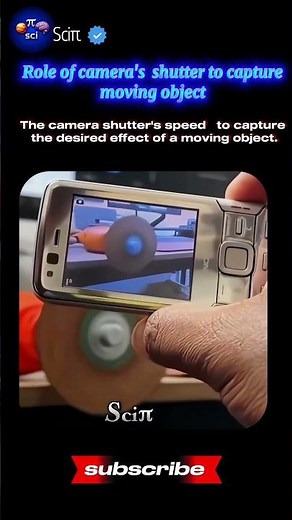 demonstrate of camera shutter to capture motion #camera #shutter #physics #technology