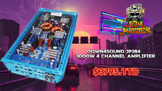 NEW! DOWN4SOUND JP-284 4CH #jdmmastertt #1source #thecaraudioempire #caraudiofabrication #weleadothersfollow #caraudioaddicts #unfazed | JDMmaster Trinidad