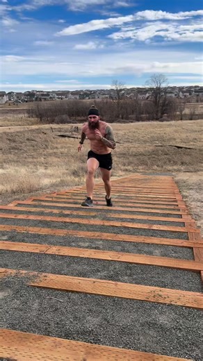 20 reactions | The mini incline workout: Warm up as necessary then: 8 sets of sprints under 15s, walk down as recovery 3 sets of broad jumps up the stairs. Goal is to not stop cuz those just suck. Amazing interval work. Stairs and hills are super beneficial for force production. Easy to work on sprint mechanics with significantly lower risk of injury. Less hamstring strain. | Tyler Holt | Facebook