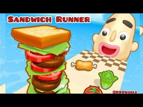 Sandwich 🥪 Runner Game Level 391 to 400 gameplay