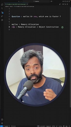 malloc Or new Which one is faster in C++