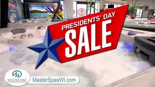 Master Spas of Wisconsin Presidents Day Sale TV Spot, '2025 Models Must Go'