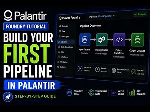 5. Create Your First Pipeline in Palantir Foundry | Palantir foundry tutorial