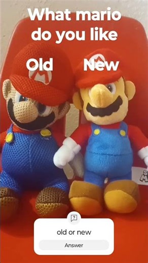 what Mario do you like the most Mario old# Mario new#