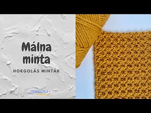 Málna horgolás minta / Horgolás minták