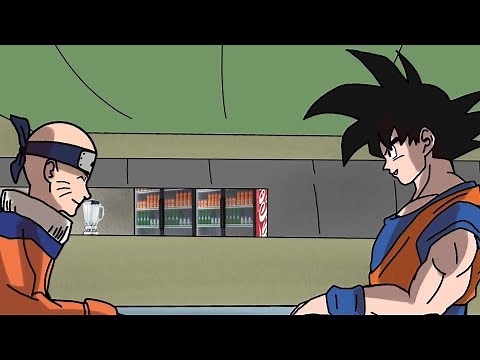 Part two of the anime school 😳 Goku and Naruto