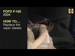 Ford F-150 Heritage (2004 - 2004) - Replace the wiper blades