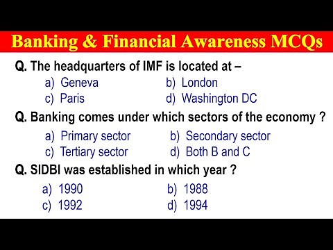 Banking and Financial Awareness MCQ | Banking MCQ | #banks