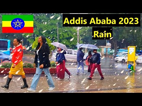4Kilo to Megenagna in Rain, Addis Ababa walking tour 2023
