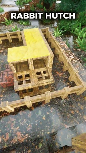 Minecraft Rabbit Hutch #shorts #minecraft #gaming