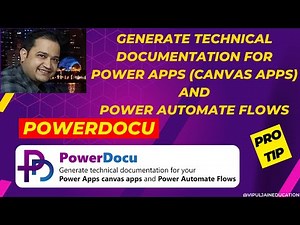 PowerDocu - Generate technical documentation for Power Apps Canvas Apps and Power Automate Flows