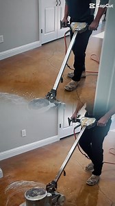 Acid-stained concrete showcasing a refined, durable, and polished finish 🤩✨ DM for more info ℹ️ | JD Concrete