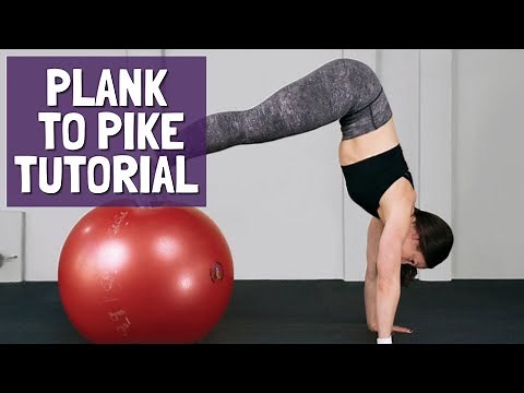 PLANK TO PIKE WITH STABILITY BALL TUTORIAL