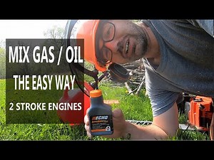 How I mix 2 stroke gas