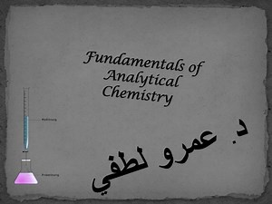 Fundamentals of Analytical Chemistry - SlideServe