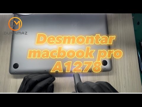como desmontar macbook pro a1278