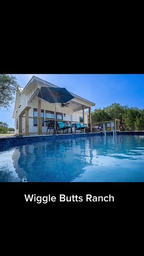 Good Times are had by all at Wiggle Butts Ranch #2. This hill country ranch is the perfect escape for the entire family including your furry friends. Located only 3 miles from Canyon Lake, this Fischer ranch offers guests endless fun and adventure. Spend days in the pool soaking in the Texas sun and evenings under the stars in a relaxing hot tub. Wiggle Butt’s Ranch #2 offers 2 bedrooms,1 bathroom and sleeps 4 guests and your four legged family members are welcome for an additional fee. For larg