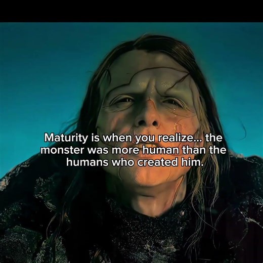 The tragic truth of Frankenstein... 🥀🕯️ #Cinema #Aesthetic