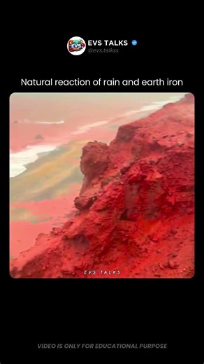 When Rain Hits Iron-Rich Earth… THIS Happens 😳🌧️
