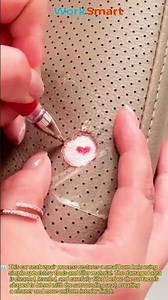 Genius Car Seat Repair! Fixing a Burn Hole Perfectly Using Simple Tools #repairmanual #work #smart