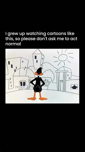 neonexplanation on Instagram: "🎬 : Duck Amuck (1953) Duck Amuck is a 1953 Looney Tunes animated short that completely breaks reality — and Daffy Duck along with it. Trapped inside a cartoon that keeps changing its own rules, Daffy battles an invisible animator who redraws backgrounds, erases sound, and reshapes his body just to mess with him. Decades later, it’s still considered one of the smartest cartoons ever made. Duck Amuck isn’t just funny chaos; it’s a meta masterpiece that turned animat