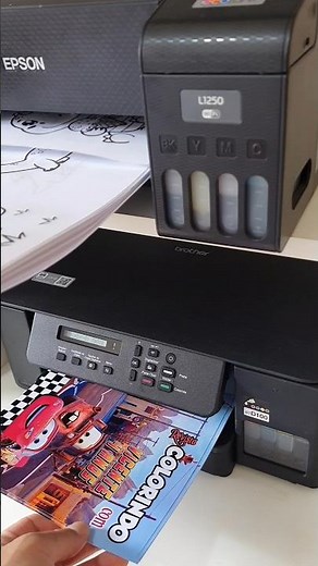 New Brother printer in the studio printing borderless #brother #printing #printer #studio